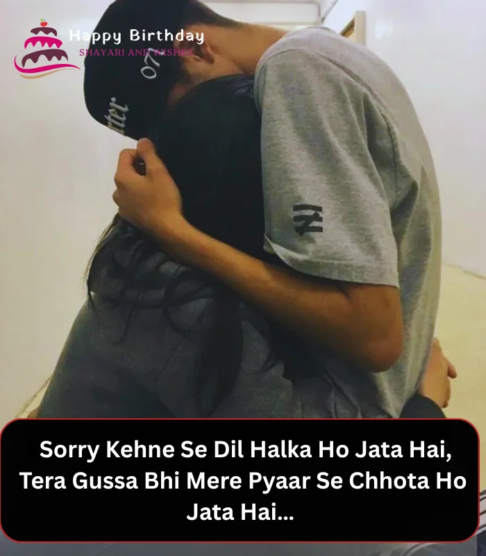 Sorry Shayari in English